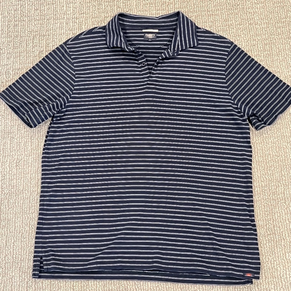 Faherty Short Sleeve Polo